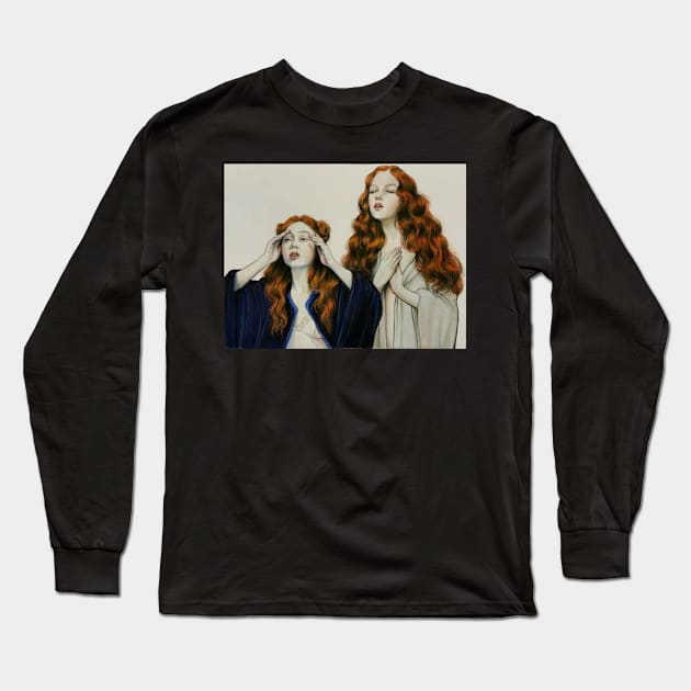 Musings Long Sleeve T-Shirt by SepiaDreamscape